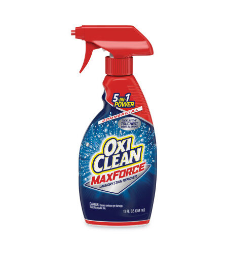 OxiClean Max Force Stain Remover, 12 oz Spray Bottle, 12/Carton (5703700070CT)