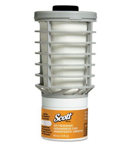 Scott Essential Continuous Air Freshener Refill, Citrus, 48 mL Cartridge, 6/Carton (91067)