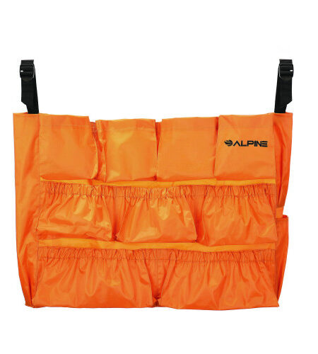 Alpine 12-Pocket Trash Can Caddy Bag, 12 Compartments, Orange (ALP47771)