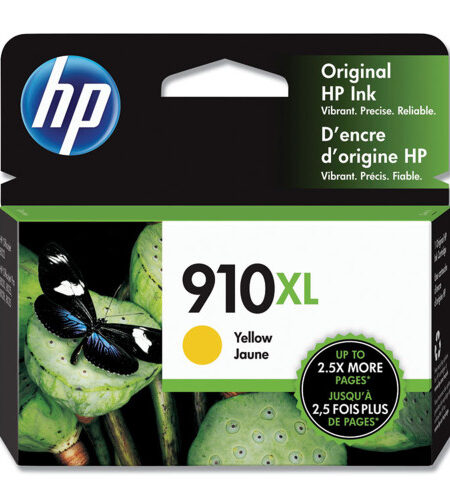 HP 910XL, (3YL64AN) High-Yield Yellow Original Ink Cartridge