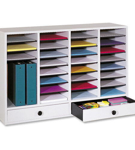 Safco Adjustable Compartment Literature Organizers (9494GR)