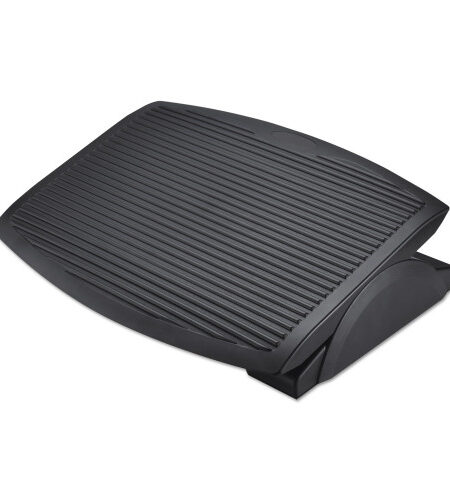 Alera Ergo Tilt Footrest, 13.75w x 17.75d x 3.38 to 5.13h, Black
