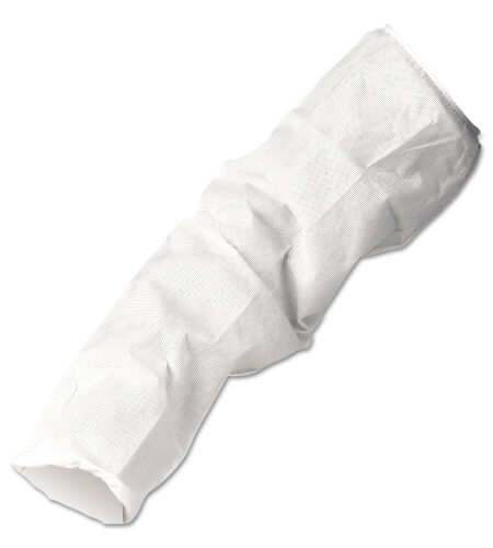 KleenGuard A20 Sleeve Protectors, MICROFORCE Barrier SMS Fabric, One Size Fits All, White, 200/Carton