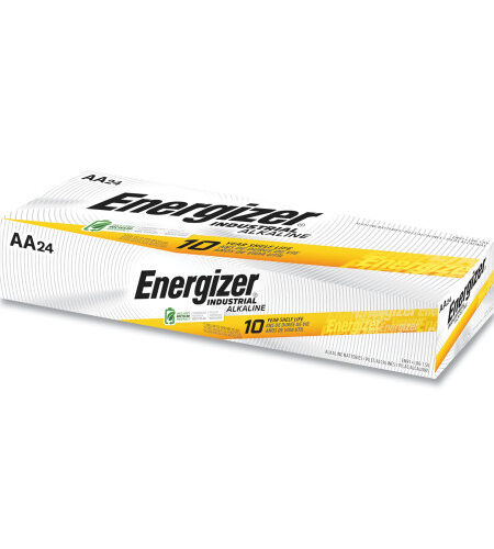 Energizer Industrial Alkaline AA Batteries, 1.5 V, 24/Box