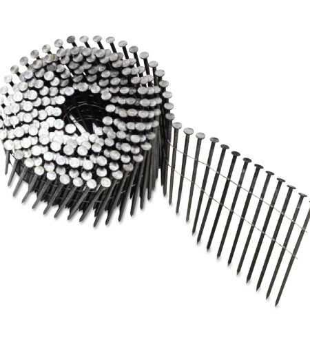 Bostitch Round Head Framing Nail Coil, 120, Plain, 3" DP
