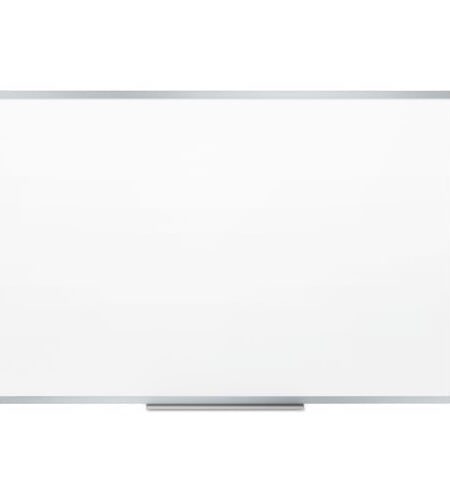 Mead Dry Erase Board with Aluminum Frame, 36 x 24, Melamine White Surface, Silver Aluminum Frame