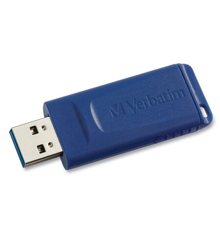 Verbatim Classic USB 2.0 Flash Drive, 16 GB, Blue