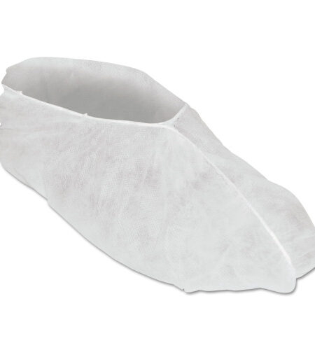 KleenGuard A20 Breathable Particle Protection Shoe Covers, One Size Fits All, White, 300/Carton