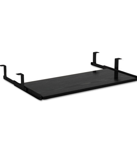 Alera Valencia Series Underdesk Keyboard/Mouse Shelf, 28w x 12d, Black