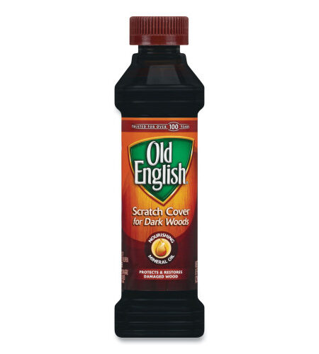 OLD ENGLISH Furniture Scratch Cover, For Dark Woods, 8 oz Bottle, 6/Carton