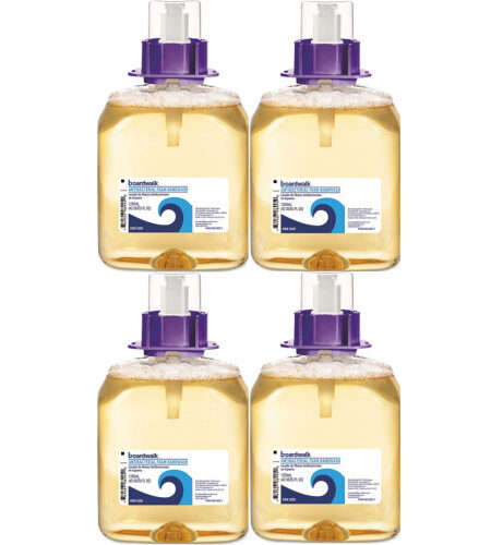 Boardwalk Foam Antibacterial Handwash Refill, Fresh Fruit, 1,250 mL, 4/Carton