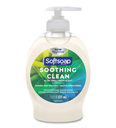 Softsoap® Liquid Hand Soap w/ Aloe, Clean Fresh, 7.5 oz Pump Bottle (45634EA)