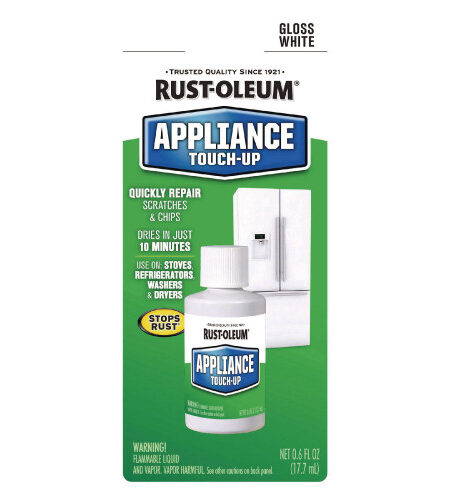Rust-Oleum Specialty Gloss White Appliance Epoxy Touch, Gloss White, 0.6 oz Bottle