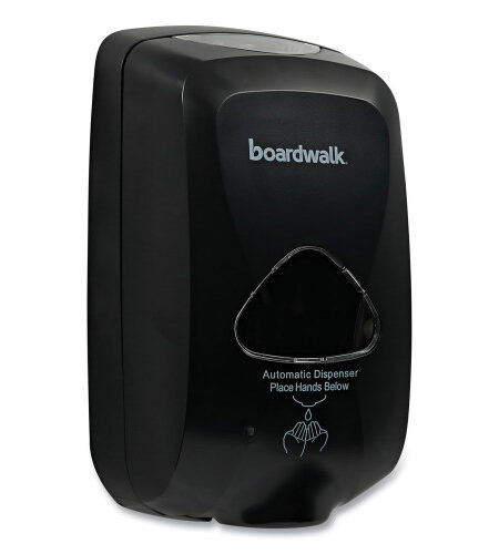 Boardwalk Touch-Free Dispenser, 1,200 mL, 6 x 4.05 x 10.58, Black (BWK42200)