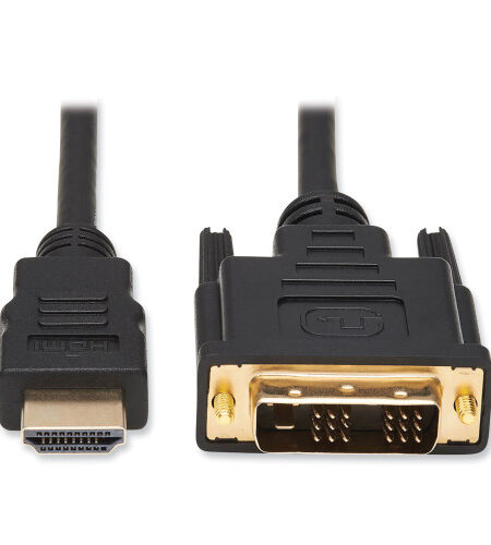 Tripp Lite HDMI to DVI-D Cable, Digital Monitor Adapter Cable (M/M), 10 ft, Black