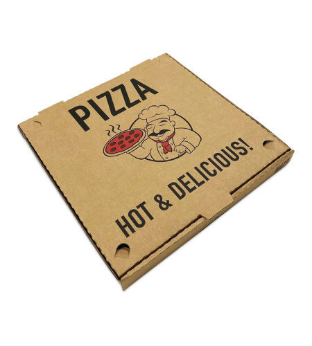 BluTable Pizza Boxes, 12 x 12 x 2, Kraft, Paper, 50/Pack