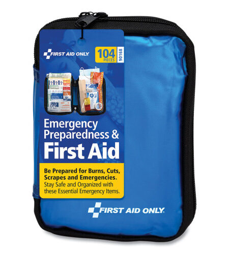PhysiciansCare Soft-Sided First Aid and Emergency Kit, 104 Pieces, Soft Fabric Case