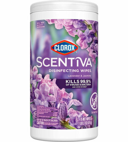 Clorox Scentiva Bleach-Free Disinfecting Wipes (60040)