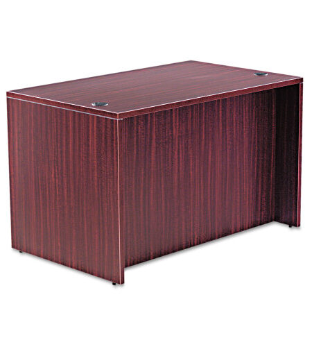 Alera Valencia Series Straight Front Desk Shell, 47.25" x 29.5" x 29.63", Mahogany (ALEVA214830MY)