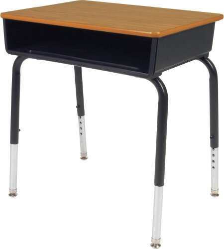 Lorell Adjustable-Height Student Desks with Book Box (LLR99893)