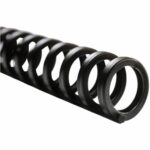 GBC ProClick Binding Spines 0.50" Maximum Capacity - 85 x Sheet Capacity - For Letter 8 1/2" x 11" Sheet - Black - 25 / Box (2515660)