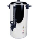 Coffee Pro Stainless Steel Commercial Percolating Urn 80 Cup(s) - Multi-serve - Stainless Steel - Stainless Steel Body (CP80)