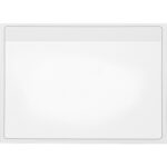 Cardinal Self-Adhesive Polypropylene Pockets 4.5" Height x 6.3" Width x 100 mil Thickness - 1 x Card Capacity - For 6" x 4" Sheet - Ring Binder - Rectangular - Clear - Polypropylene - 100 / Box (21160CB)