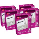 Avery® Letter Pocket Folder 8 1/2" x 11" - 40 Sheets Capacity - 2 Internal Pocket(s) - Embossed Paper - Gray - Embossed - 25/Box - 5 / Carton (47990CT)