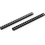Mead CombBind Binding Spines 0.62" Maximum Capacity - 125 x Sheet Capacity - For Letter 8 1/2" x 11" Sheet - Plastic - 125 / Box (4000135)