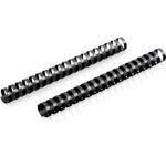 Mead CombBind Binding Spines 1" Maximum Capacity - 200 x Sheet Capacity - For Letter 8 1/2" x 11" Sheet - Plastic - 125 / Box (4000137)