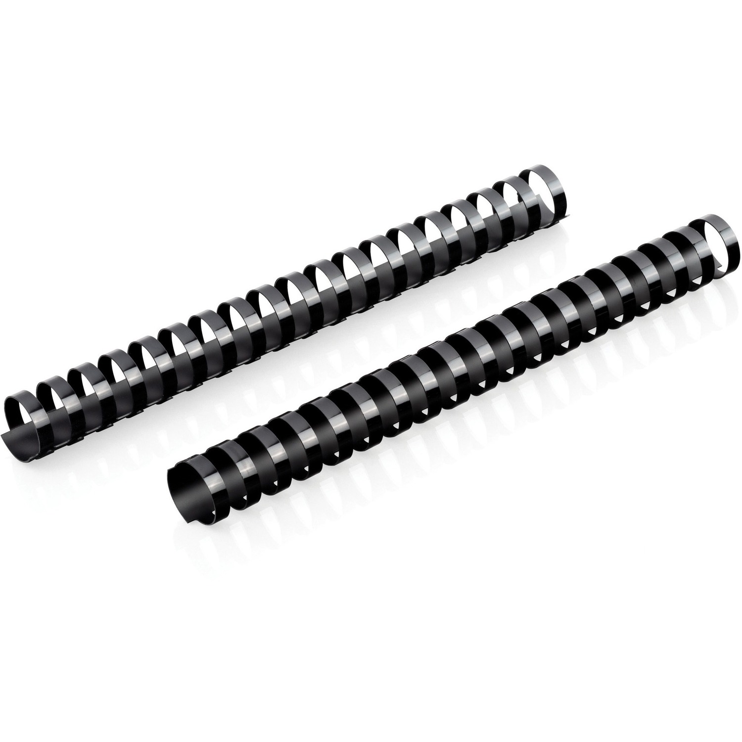 1059490285.jpg Mead CombBind Binding Spines 1" Maximum Capacity - 200 x Sheet Capacity - For Letter 8 1/2" x 11" Sheet - Plastic - 125 / Box (4000137) - Image 1