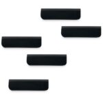 DURABLE DURAFIX Clip 2.4" Width - for Notes, Door, Reminder, Glass, Refrigerator, Cabinet, Appointment, Reminder - Residue-free, Easy to Use - Black - 10 / Pack (470501)