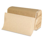 GEN® Single Fold Paper Towels, 1-Ply, Brown, 4000 Towels (GEN1507)