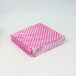 Paterson Grease-Resistant Food Wrap, 12" x 12", Red Check, 5,000/Carton (WG01008)