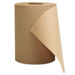 GEN® Hardwound Paper Towels, Brown, 8" x 300-ft. Rolls, 12 Rolls (GEN1804)