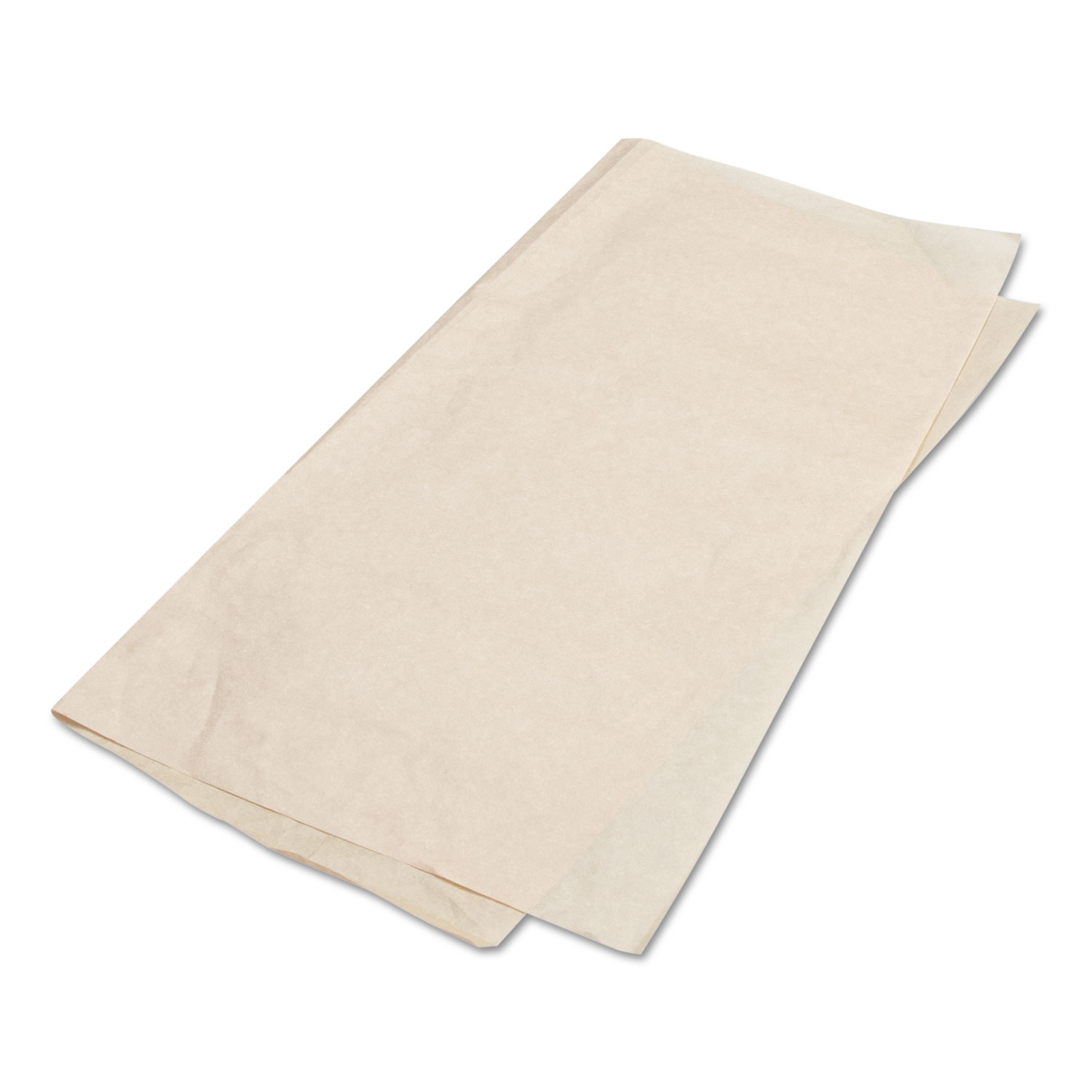 207711.jpg Bagcraft EcoCraft Grease-Resistant Paper Wraps and Liners, Natural, 15 x 16, 1,000/Box, 3 Boxes/Carton (300898) - Image 1