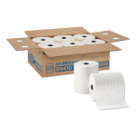 Georgia Pacific Professional EnMotion Paper Towels, 1-Ply, 8.25" x 420 ft, White, 6 Rolls/Carton (89410)