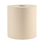 Boardwalk Green Xtra Roll Towels, 1-Ply, 8" x 800 ft, Natural, 6 Rolls/Carton (BWK32GREEN)