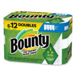 Bounty Select-a-Size Kitchen Roll Paper Towels, 2-Ply, 6 x 11, White, 90 Sheets/Double Roll, 6 Rolls/Carton (05825)