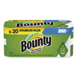 Bounty® Kitchen Paper Towels, Double Plus Rolls, 2-Ply, 103 Sheet, 8 Rolls (19274)
