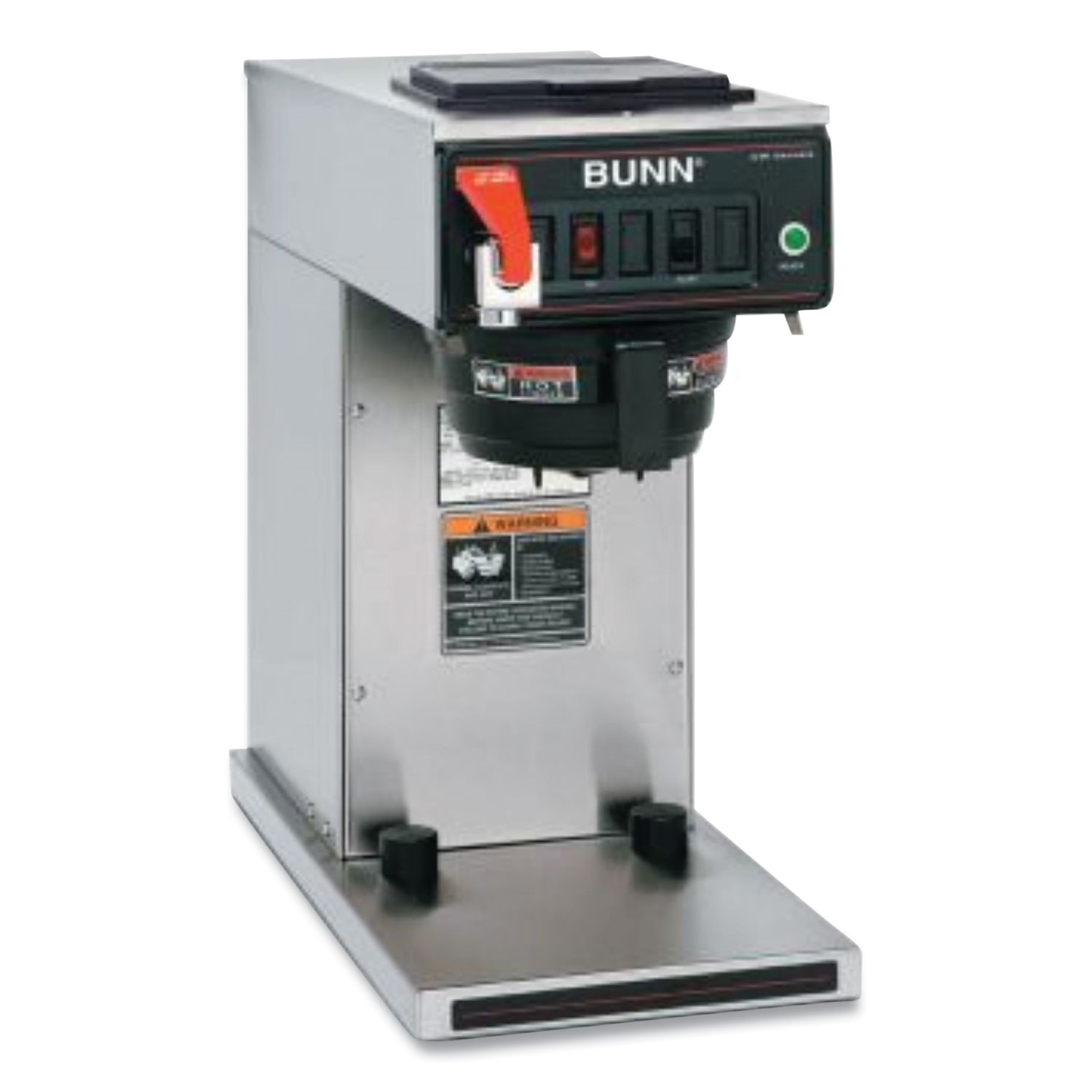882631.jpg BUNN CWTF-DV-TC Dual Volt Thermal Carafe System, 12 Cups, Silver/Black (230010069) - Image 1