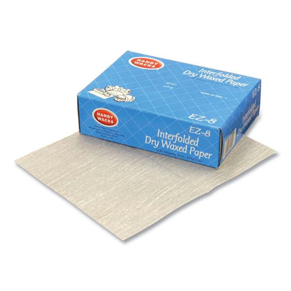 Handy Wacks Interfolded Dry Waxed Paper Deli Sheets, 10.75 x 8, 12/Box (EZ8)