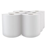 Cascades® Select Roll Paper Towels, 1-Ply, White, 800-ft., 6 Rolls (H080)