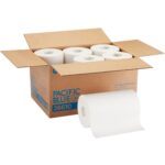 Georgia Pacific Professional Hardwound Paper Towel Roll, Nonperforated, 1-Ply, 9" x 400 ft, White, 6 Rolls/Carton (26610)
